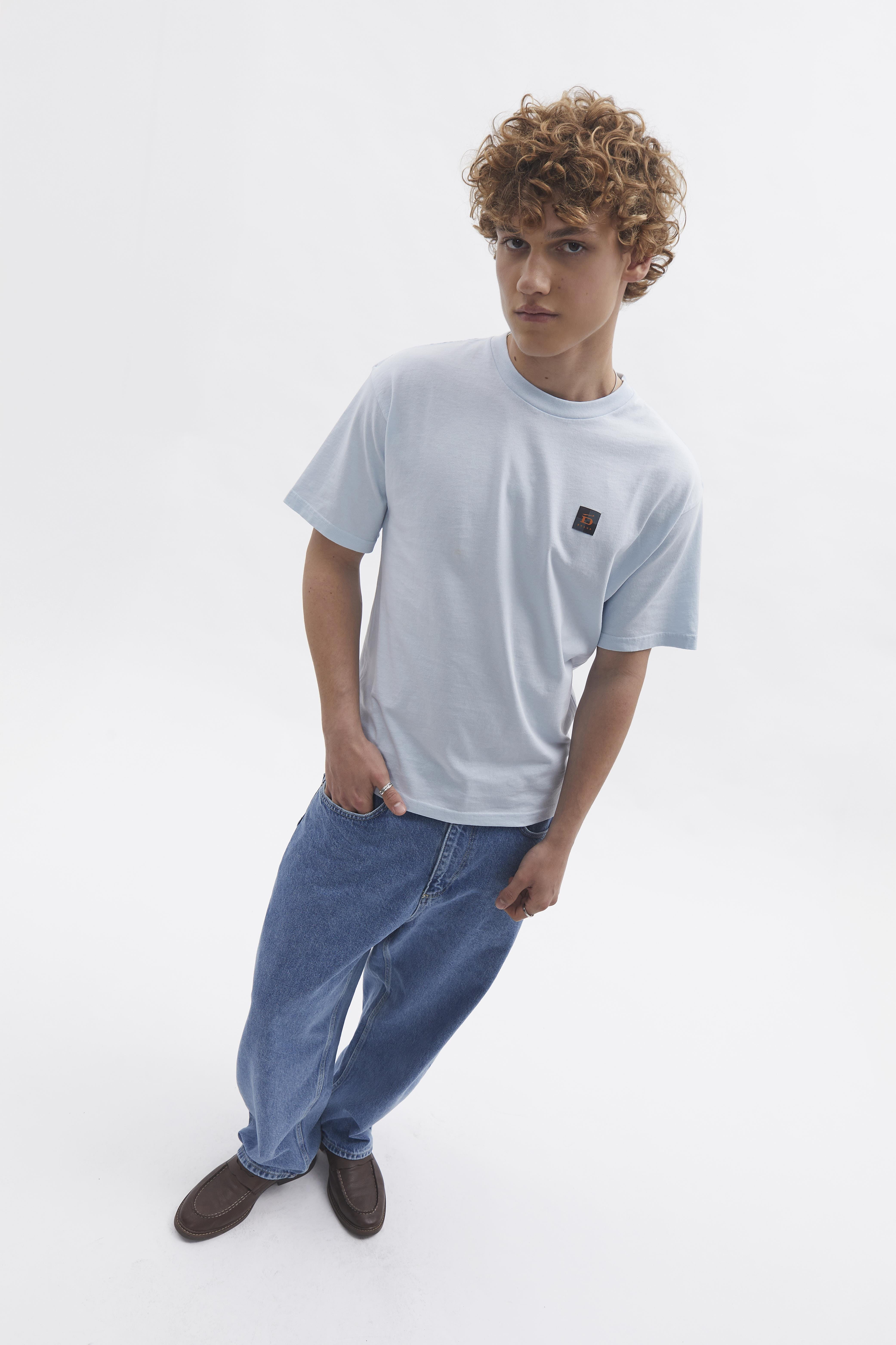 D-Brand, T-Shirts  und Polos, Relaxed T-Shirt, POLAR BLUE, Blau, 112201, 112201-408