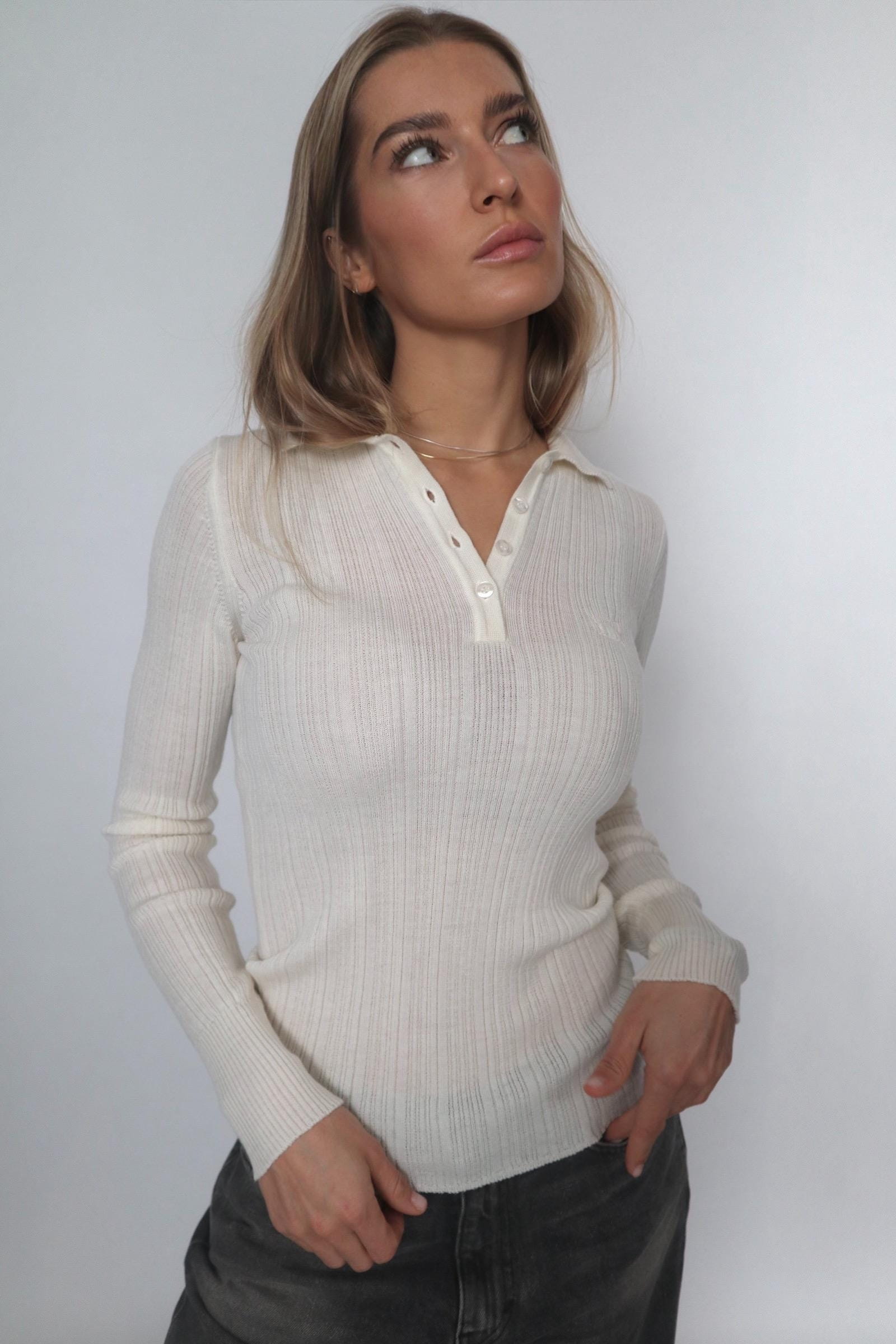 D-Brand, Pullover, Riviera Rib, OFFWHITE, Creme, 225502, 225502-130