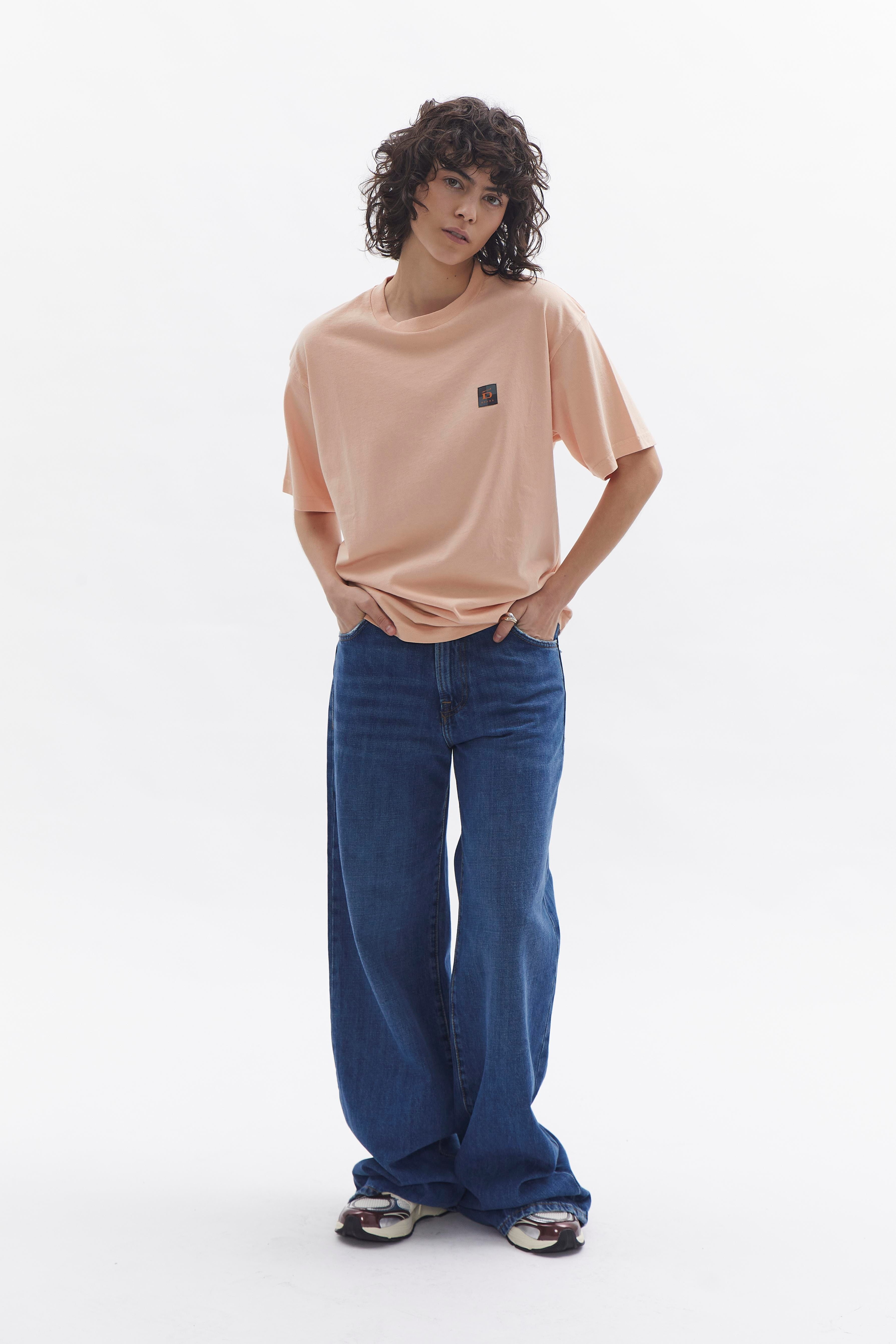 D-Brand, T-Shirts, Polos und Tops, Relaxed T-Shirt, SALMON, Lachs, 222203, 222203-680