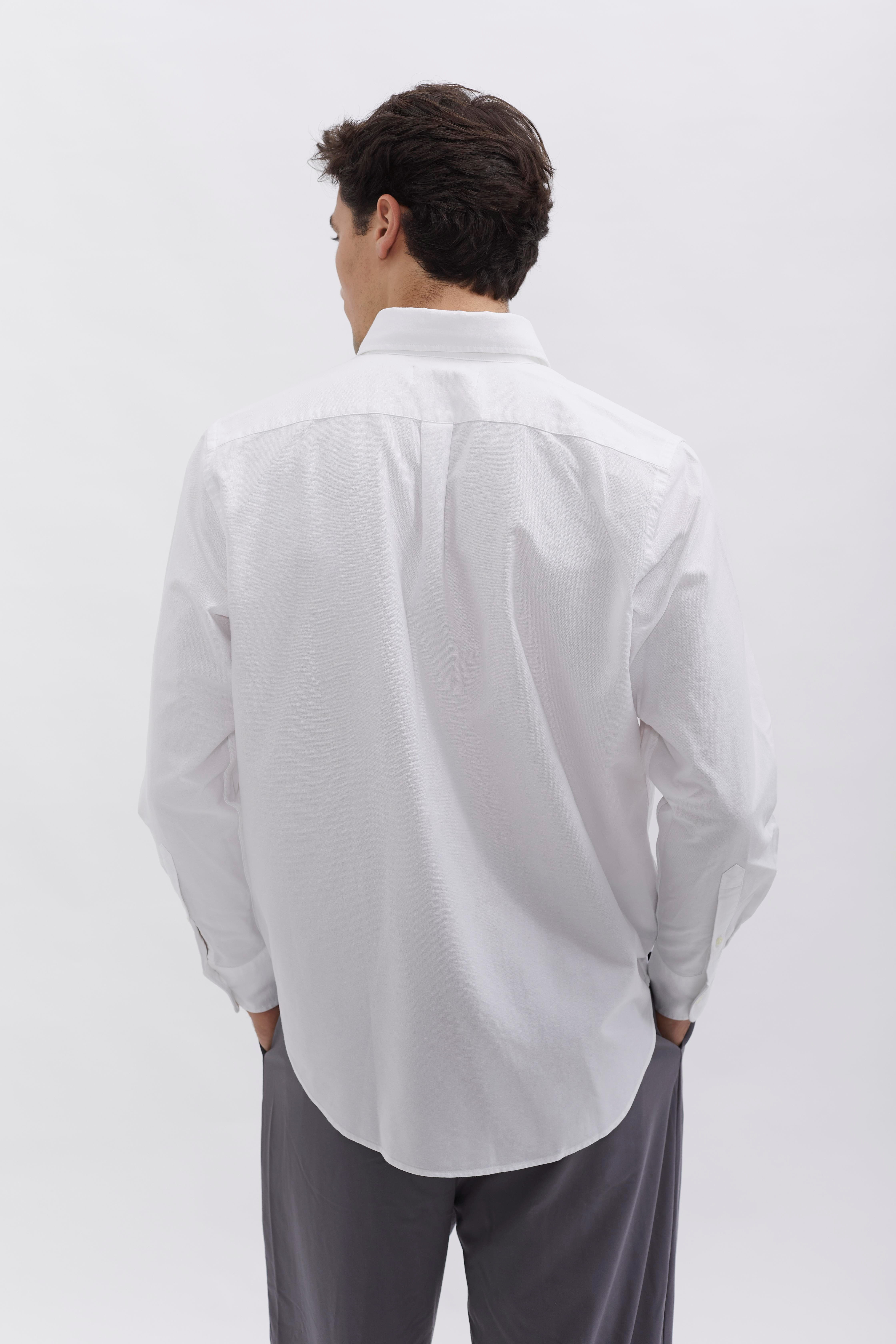 D-Brand, Shirts, Oxford Shirt, WHITE, Weiß, 117010, 117010-110