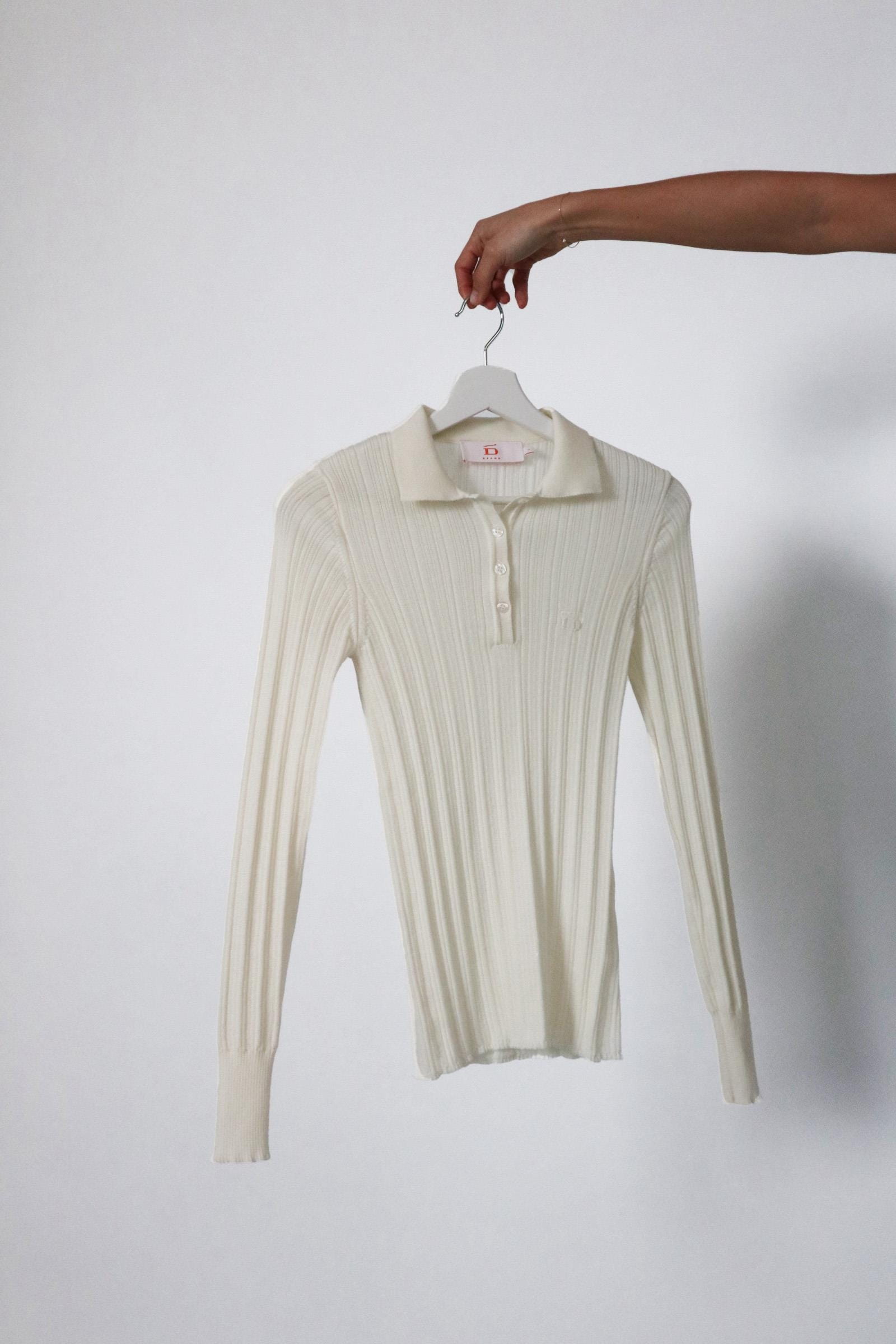 D-Brand, Pullover, Riviera Rib, OFFWHITE, Creme, 225502, 225502-130