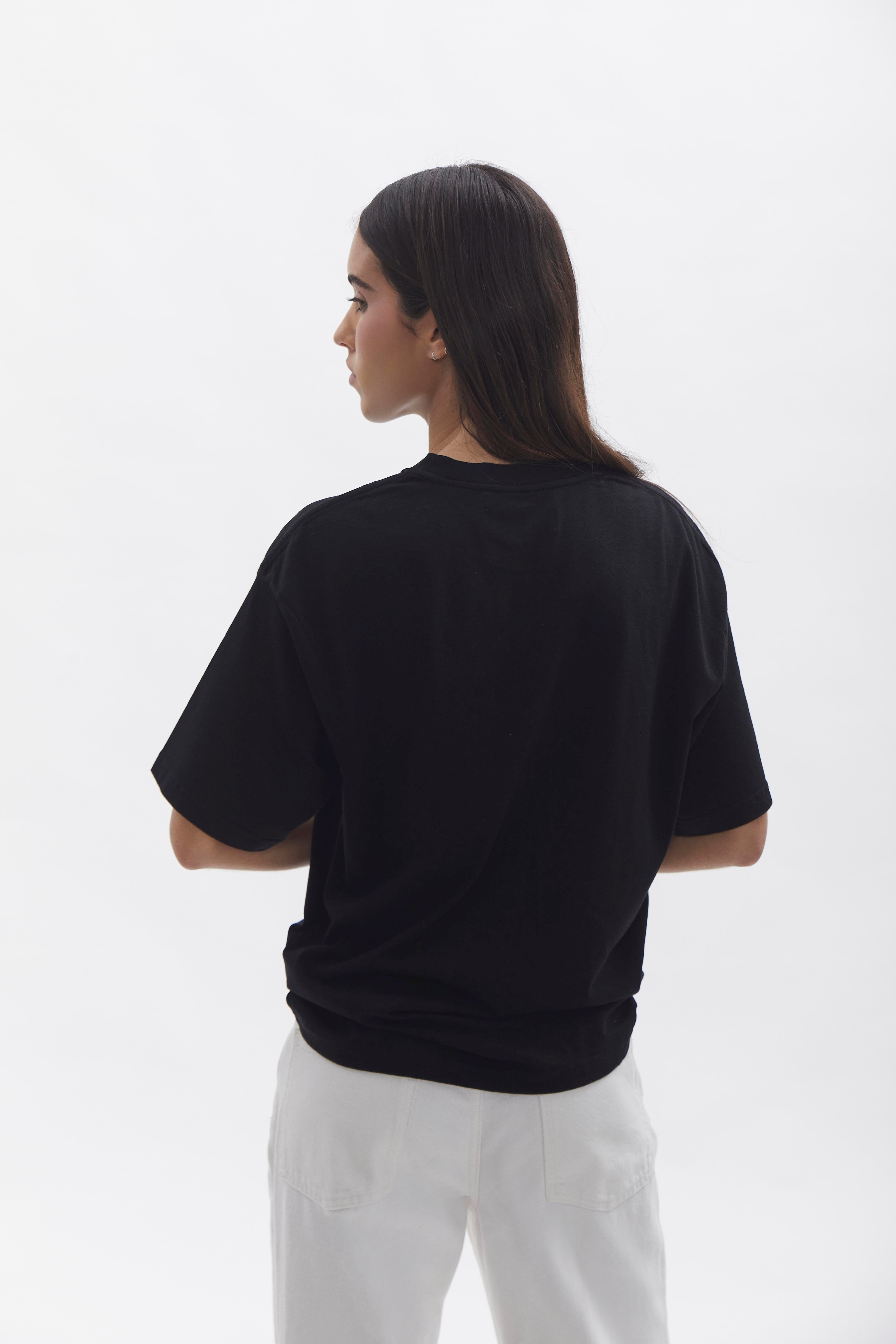 D-Brand, T-Shirts, Polos und Tops, Relaxed T-Shirt, BLACK, Schwarz, 222203, 222203-100