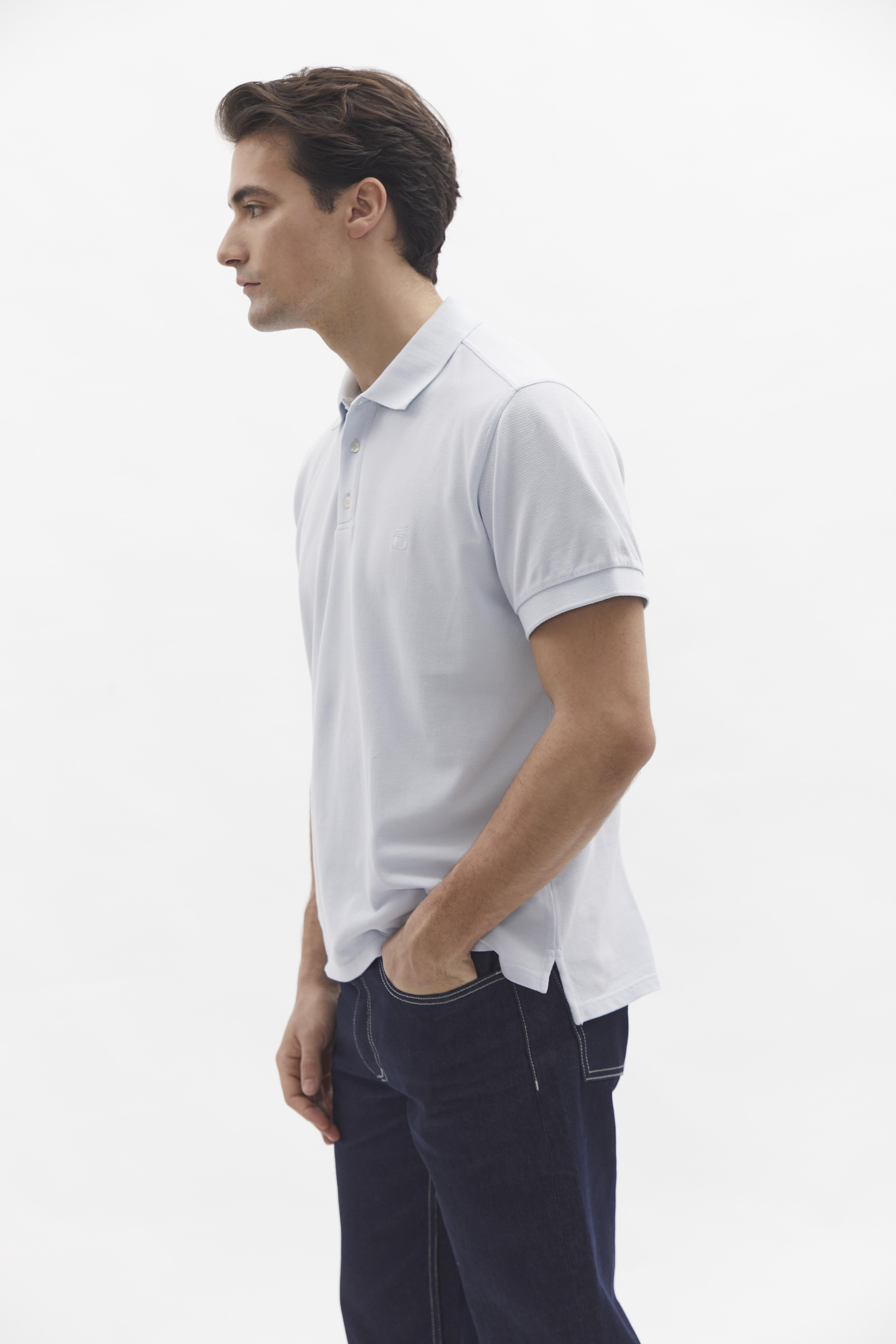 D-Brand, T-Shirts  und Polos, D-Pique Polo, POLAR BLUE, Blau, 112310, 112310-408