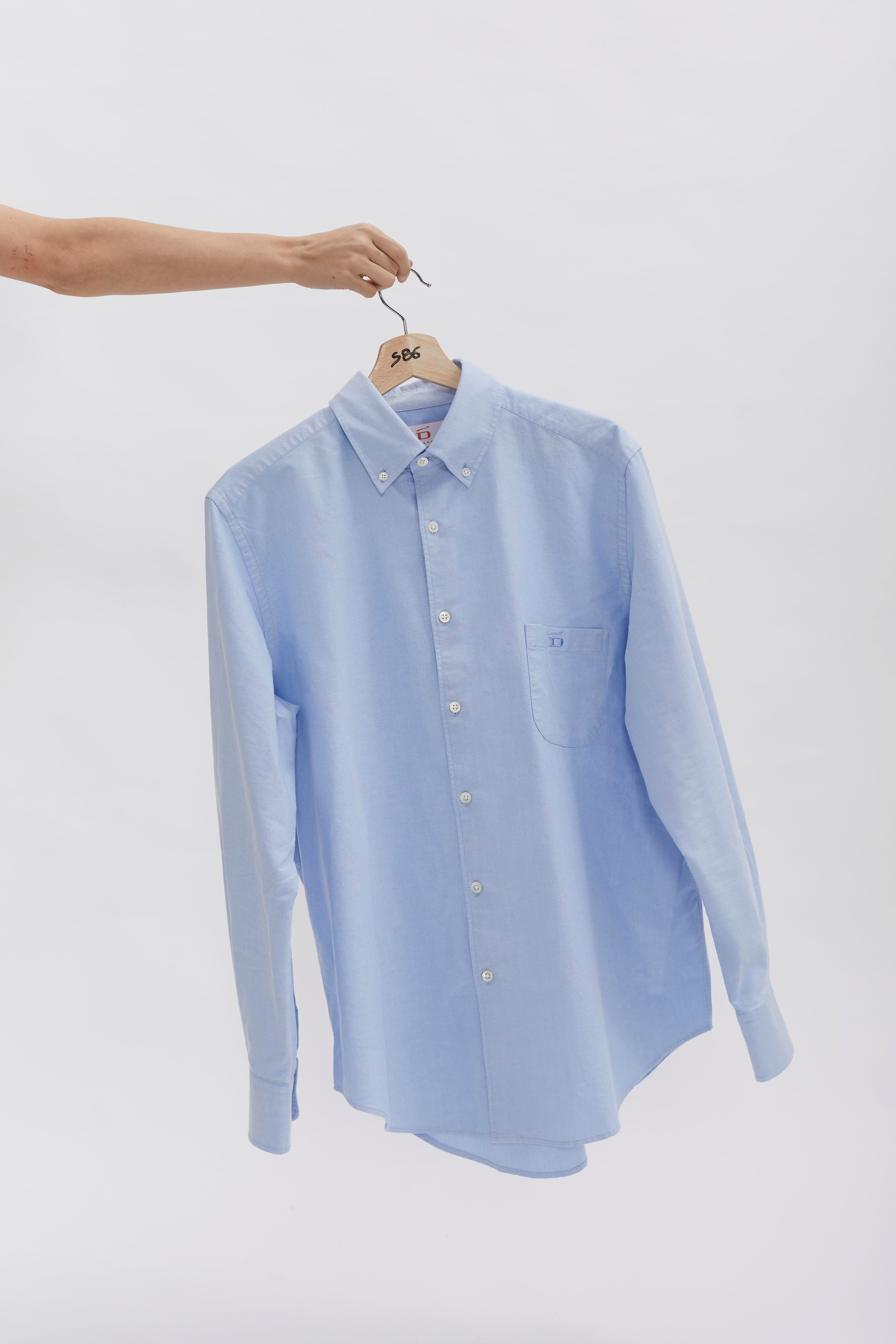 D-Brand, Shirts, Oxford Shirt, PALE BLUE, Blau, 117010, 117010-476