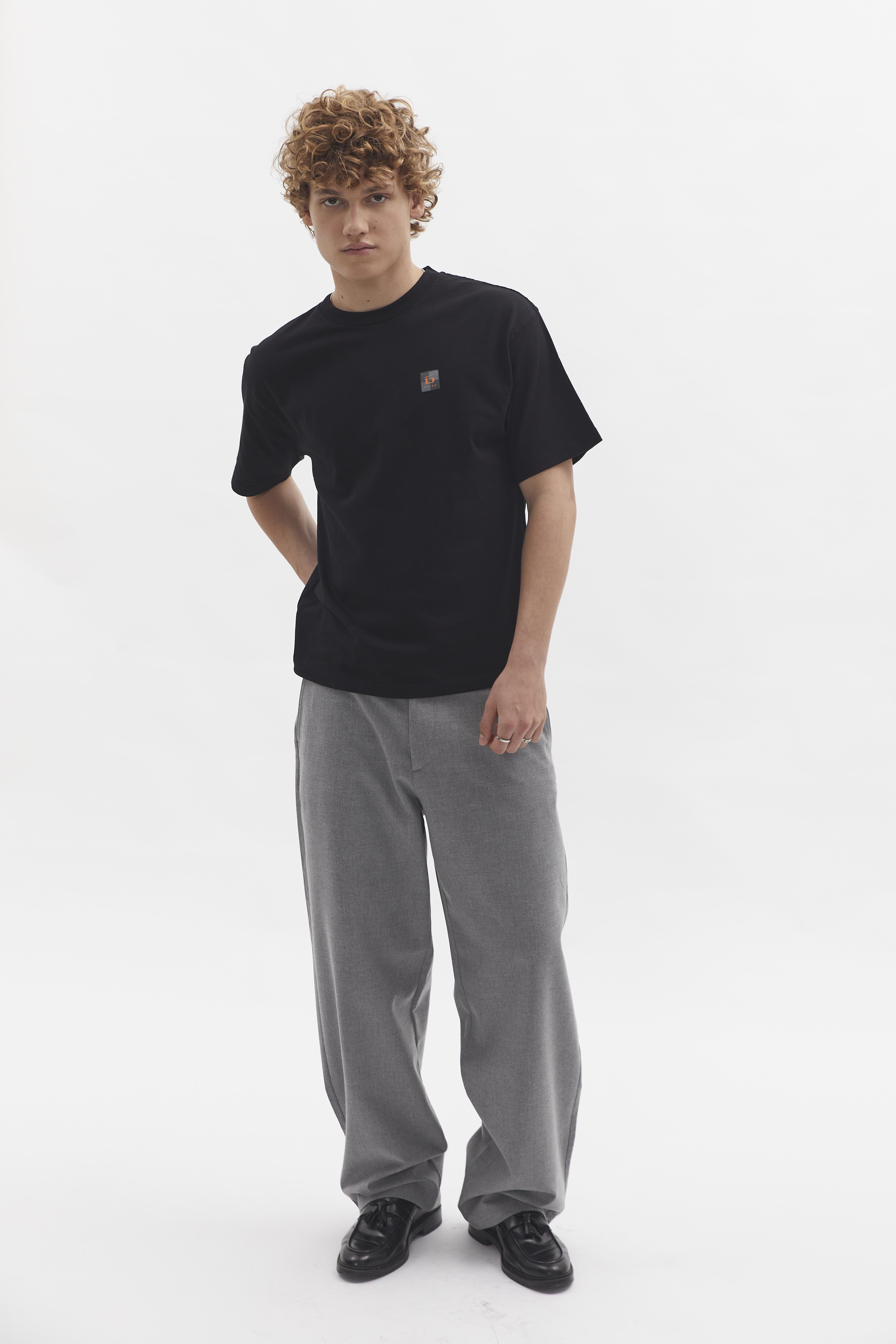 D-Brand, T-Shirts  und Polos, Relaxed T-Shirt, BLACK, Schwarz, 112201, 112201-100