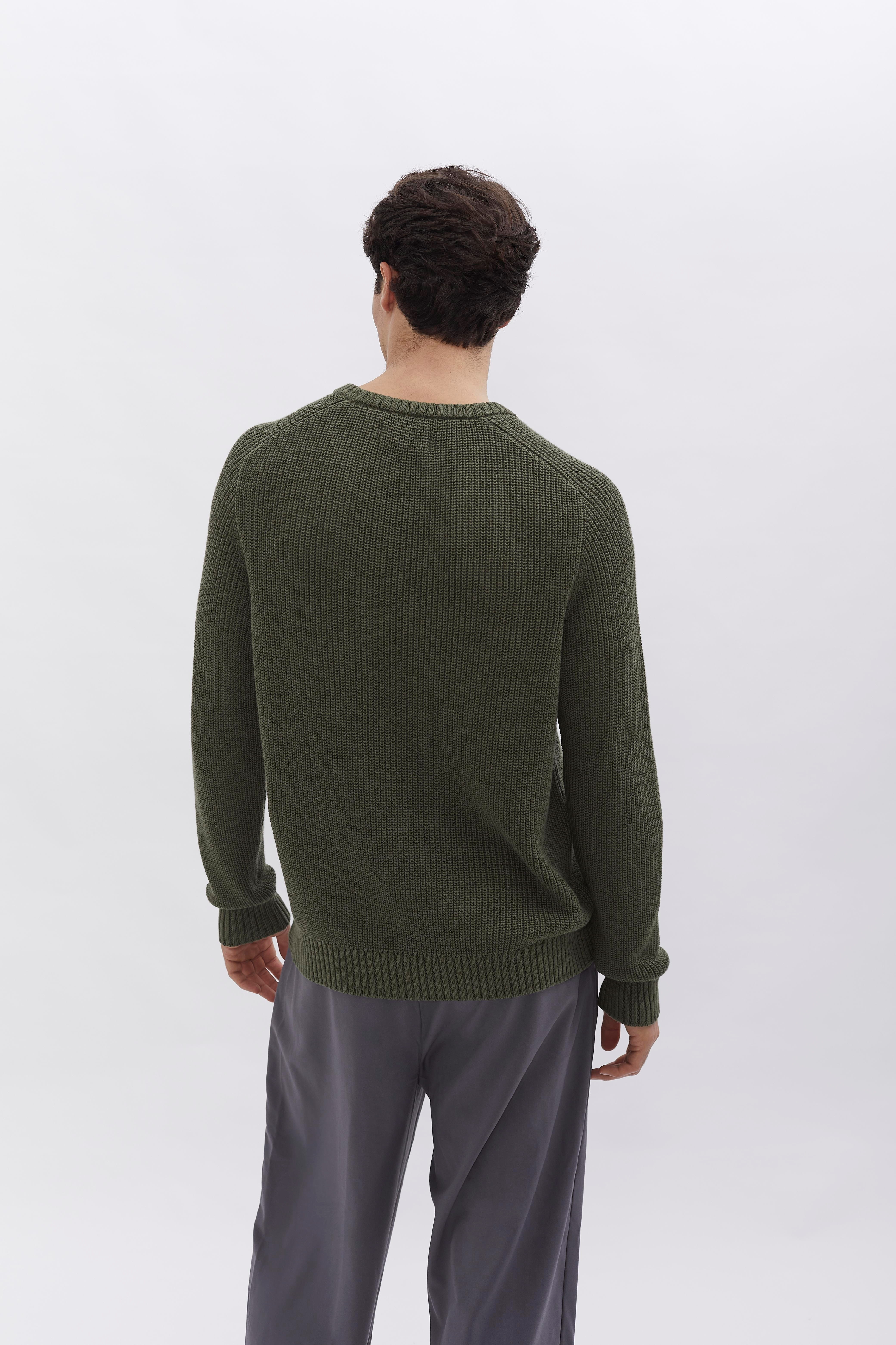 D-Brand, Pullover, Knit Crewneck, HUNT GREEN, Grün, 115201, 115201-325