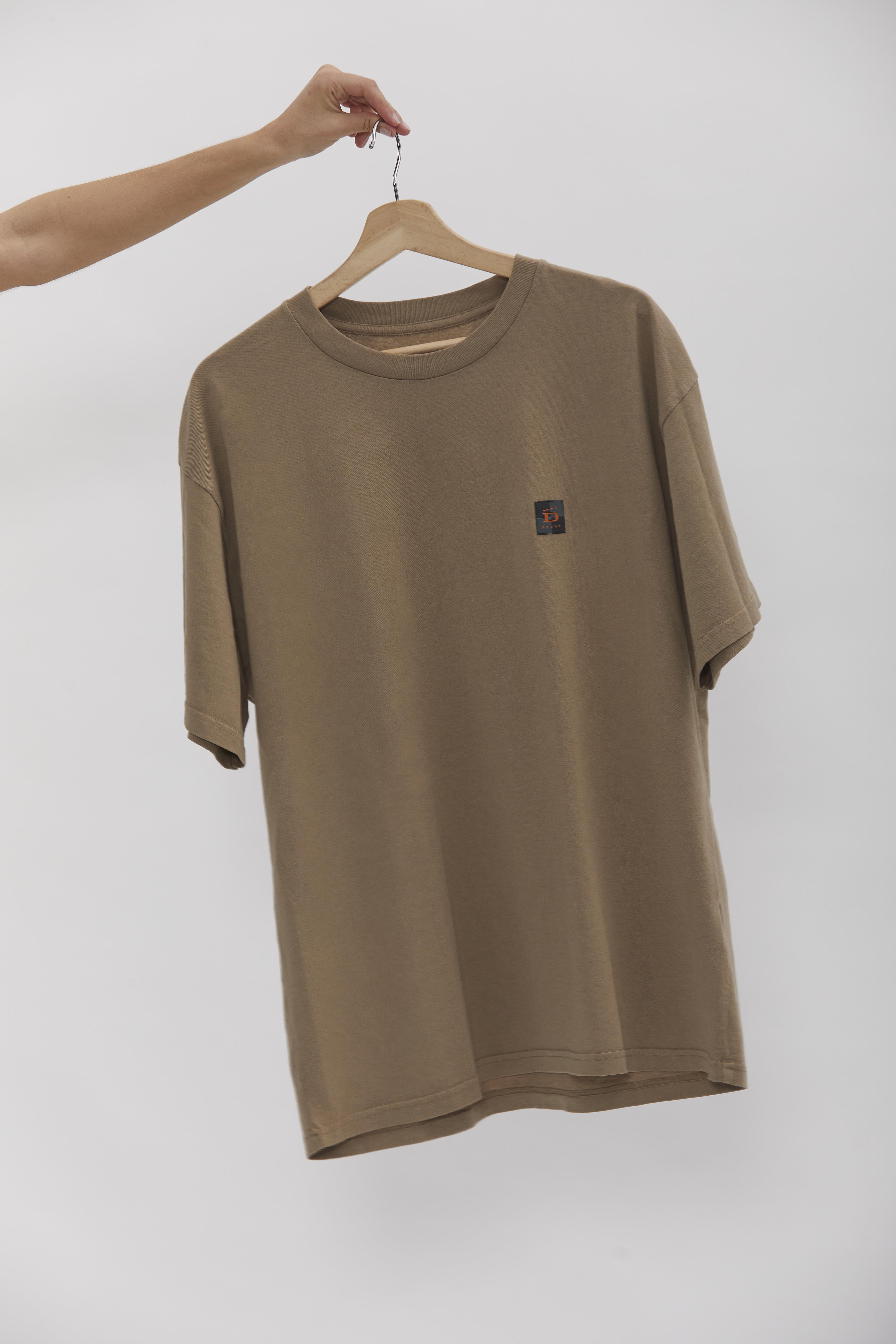 D-Brand, T-Shirts  und Polos, Relaxed T-Shirt, ALMOND, Braun, 112201, 112201-252