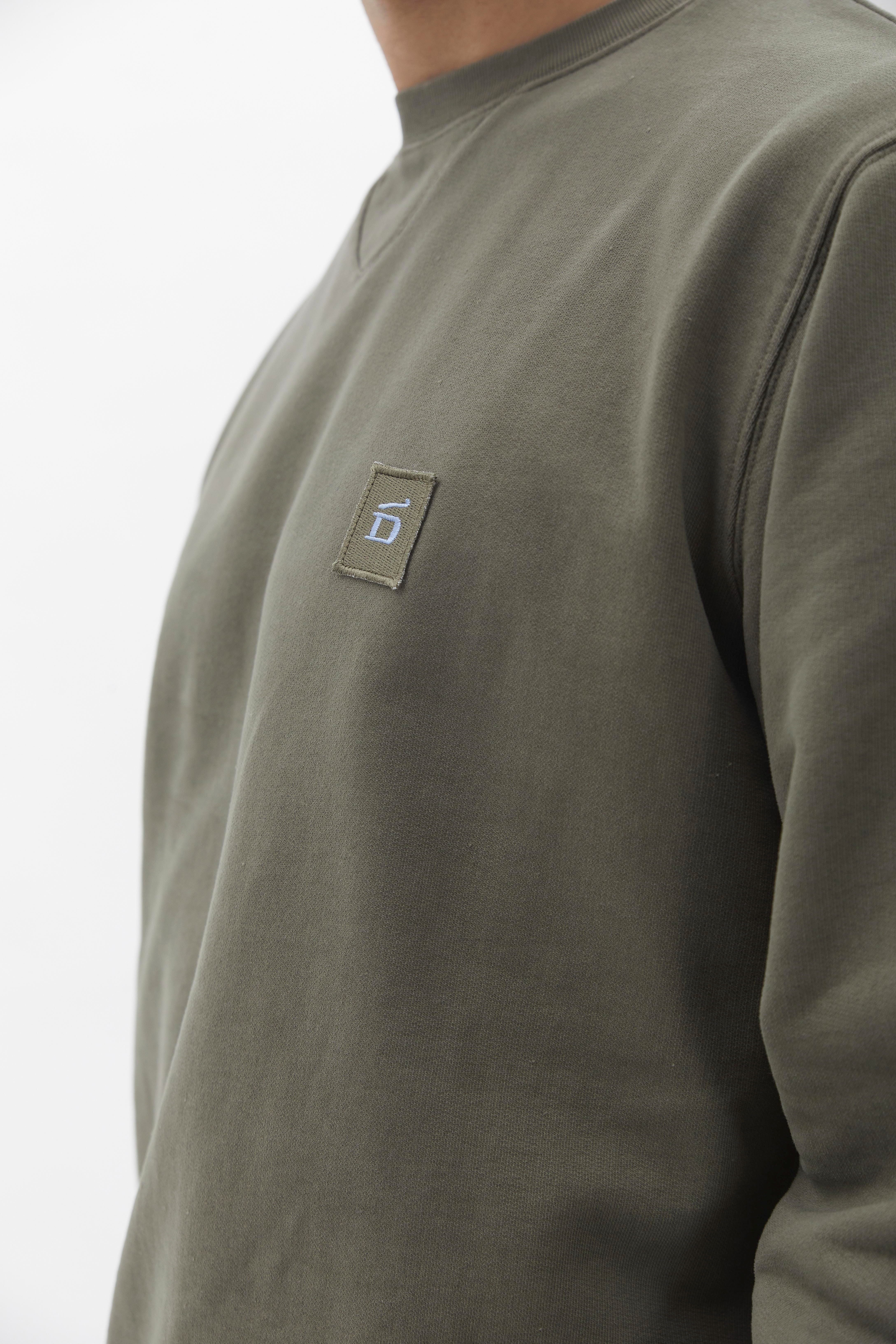 D-Brand, Sweater, Crewneck Sweater, DUSTY OLIVE, Grün, 111225, 111225-322