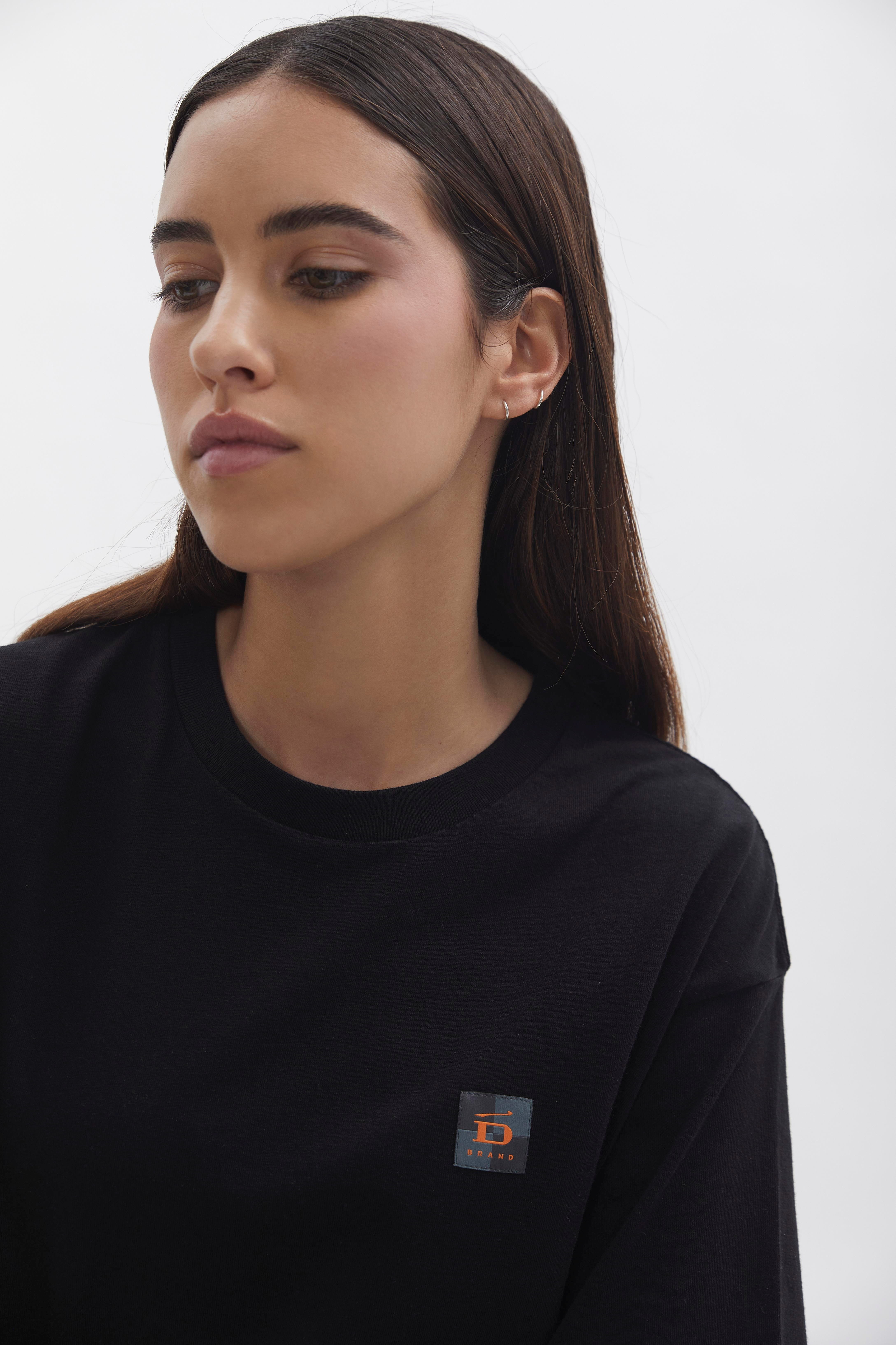 D-Brand, T-Shirts, Polos und Tops, Relaxed T-Shirt, BLACK, Schwarz, 222203, 222203-100