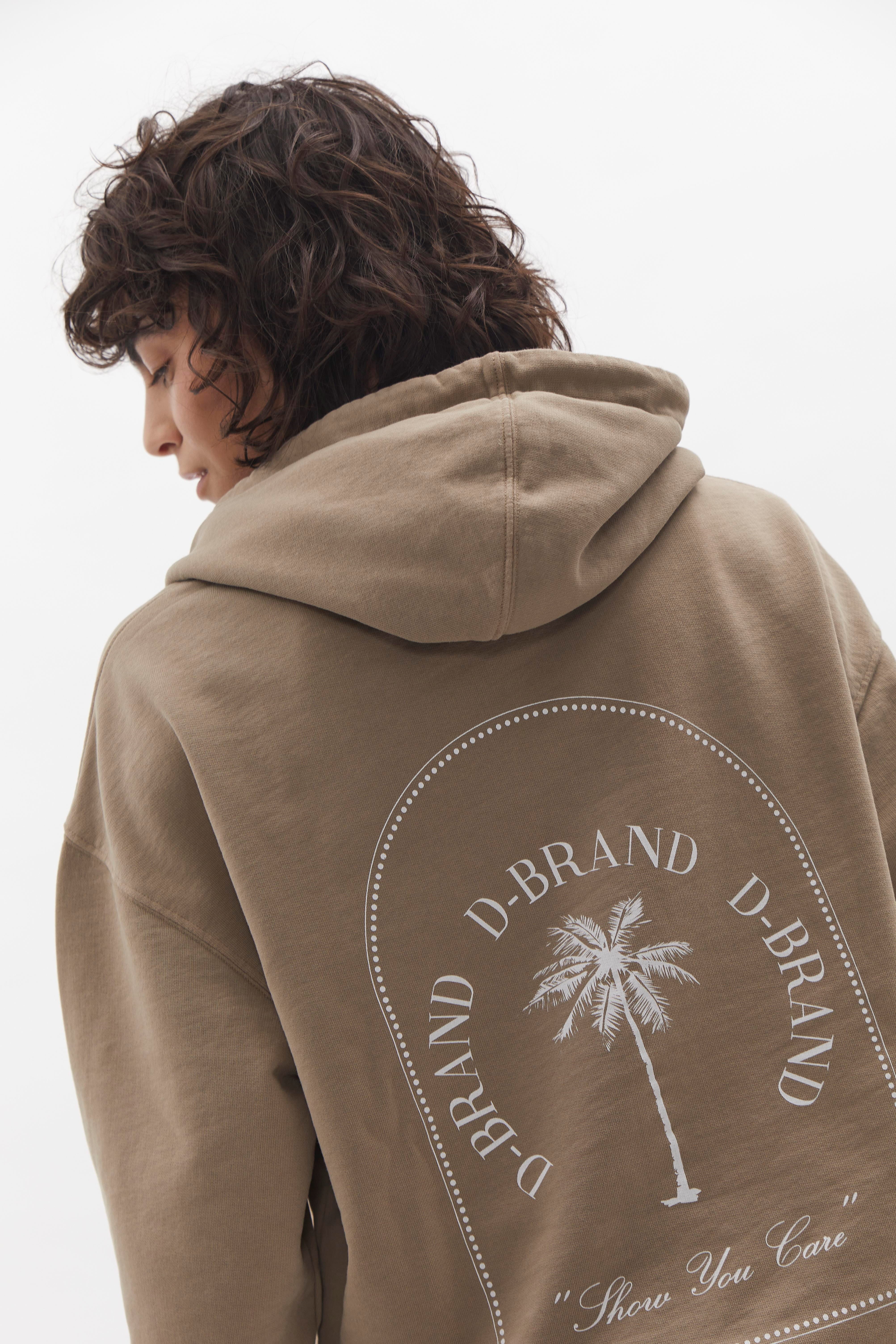 D-Brand, Hoodies, Zip Hoodies, D-Hoodie, ALMOND, Braun, 220101, 220101-252