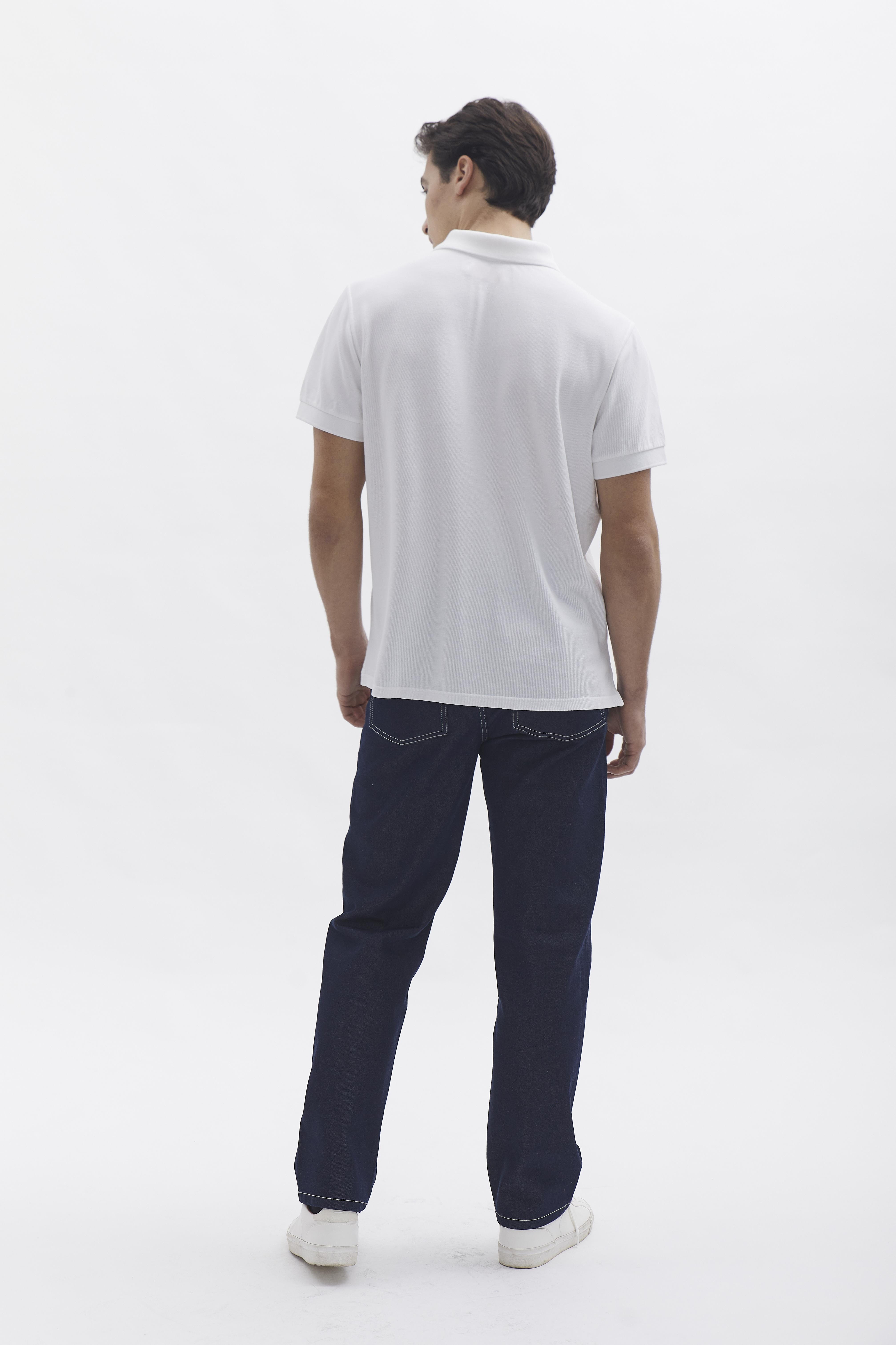 D-Brand, T-Shirts  und Polos, D-Pique Polo, WHITE, Weiß, 112310, 112310-110