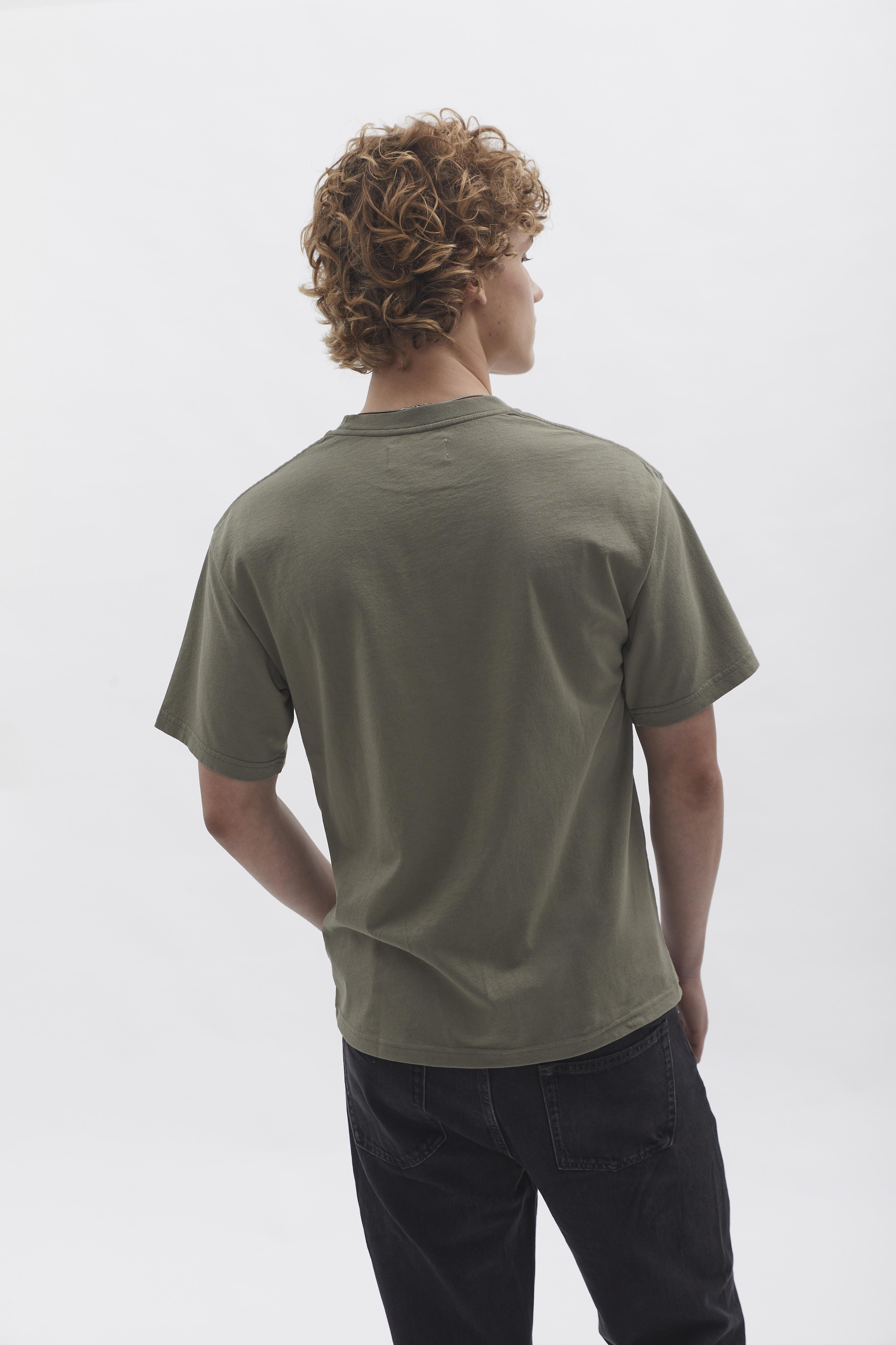 D-Brand, T-Shirts  und Polos, Relaxed T-Shirt, DUSTY OLIVE, Grün, 112201, 112201-322