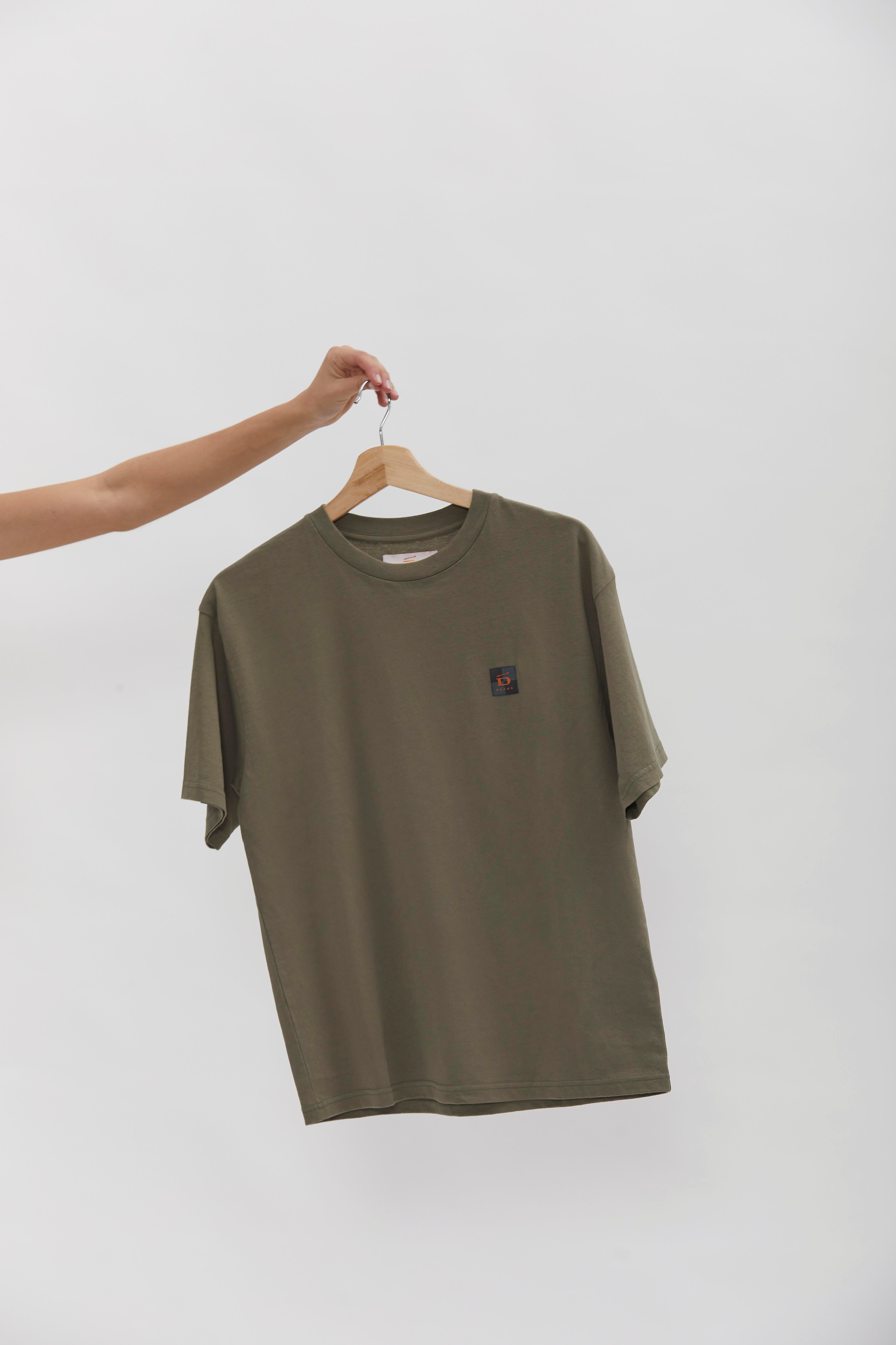 D-Brand, T-Shirts, Polos und Tops, Relaxed T-Shirt, DUSTY OLIVE, Grün, 222203, 222203-322