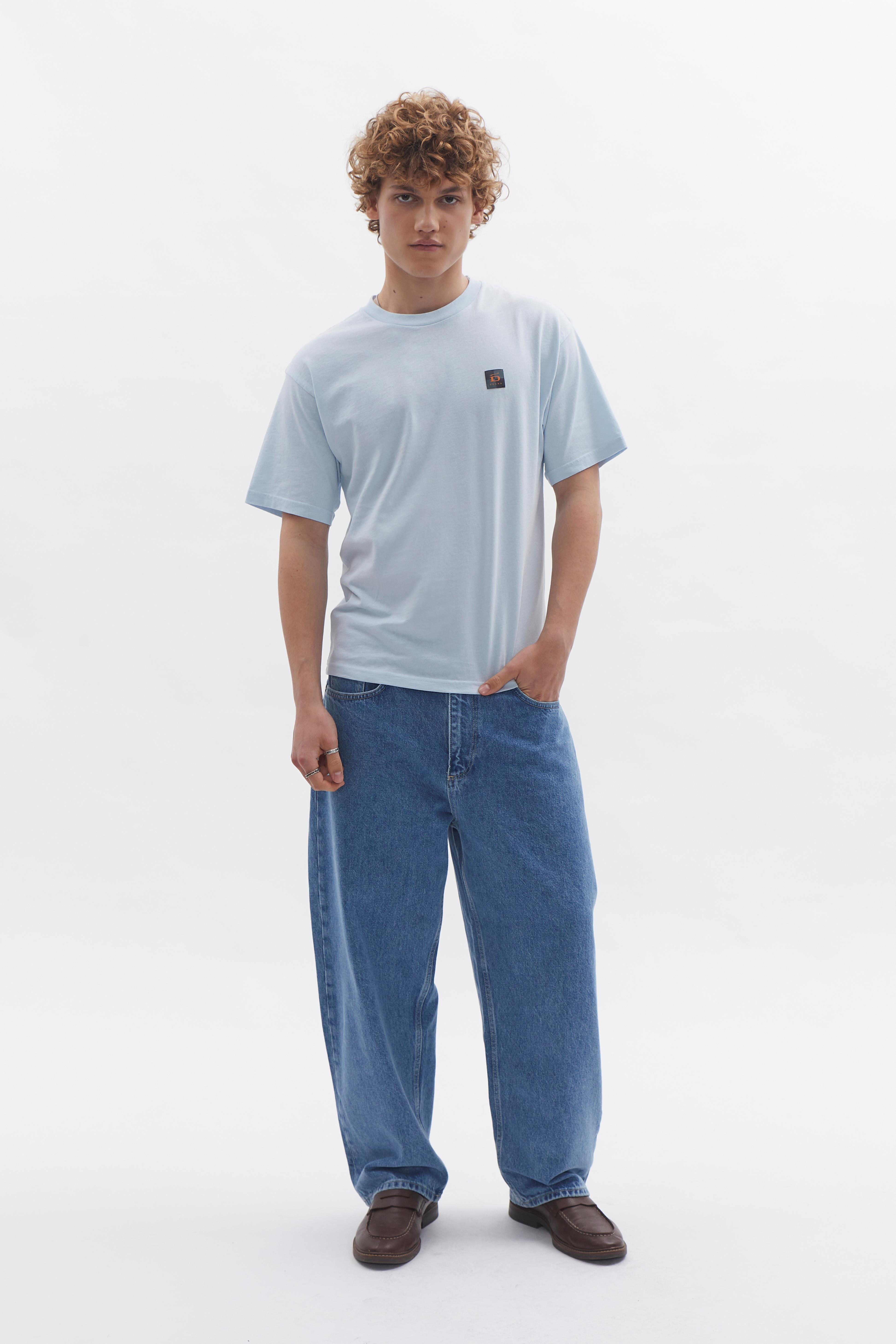 D-Brand, T-Shirts  und Polos, Relaxed T-Shirt, POLAR BLUE, Blau, 112201, 112201-408