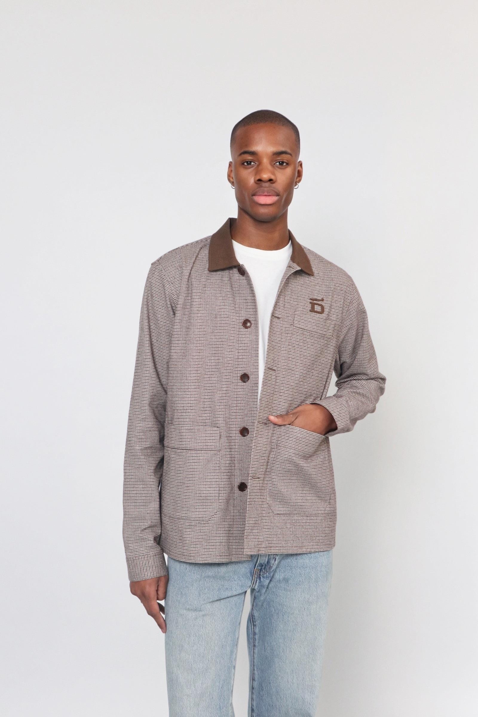 D-Brand, Jackets, Vest, Cardigans, D-Vintage Overshirt, BROWN, Braun, 116124, 116124-201
