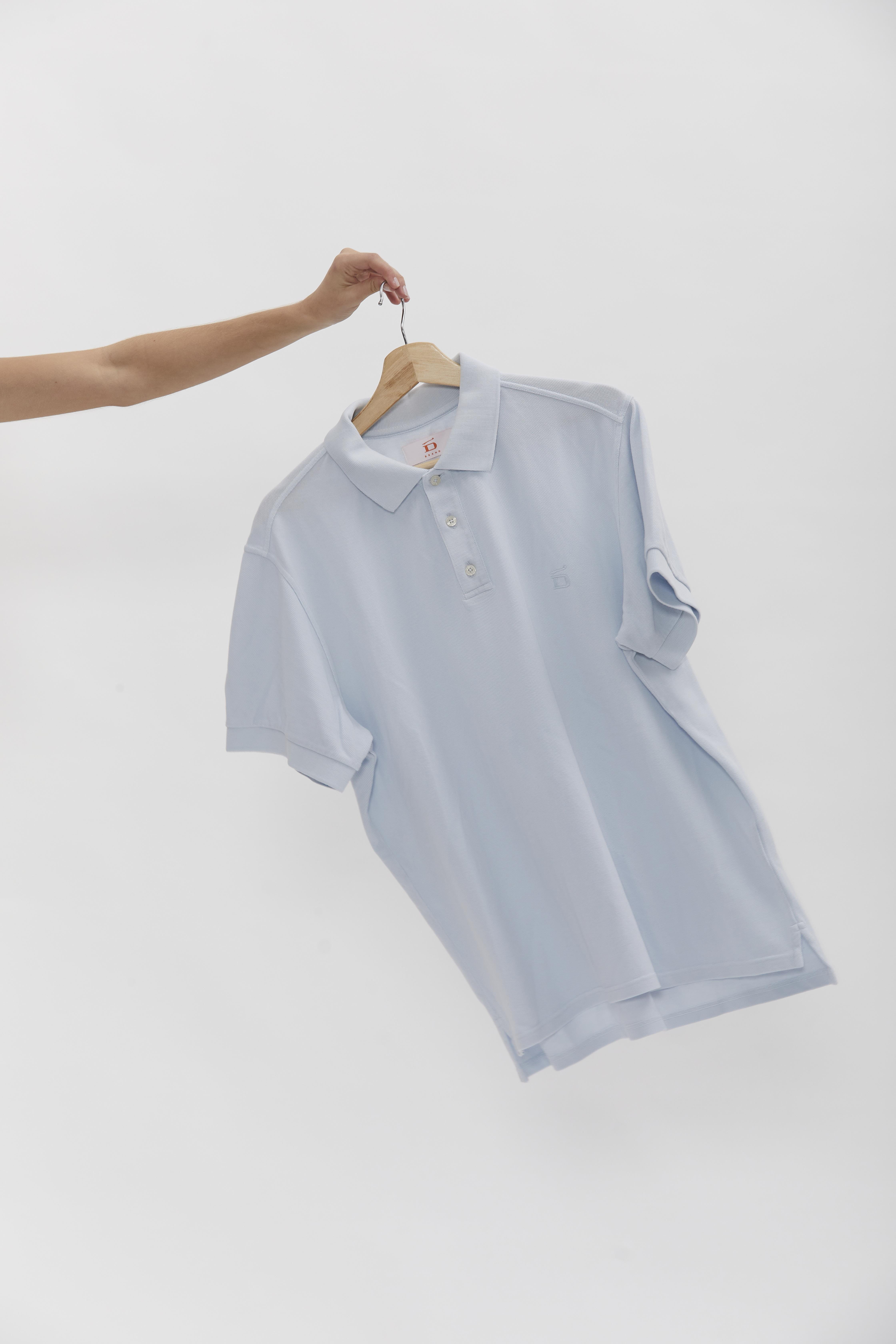 D-Brand, T-Shirts  und Polos, D-Pique Polo, POLAR BLUE, Blau, 112310, 112310-408