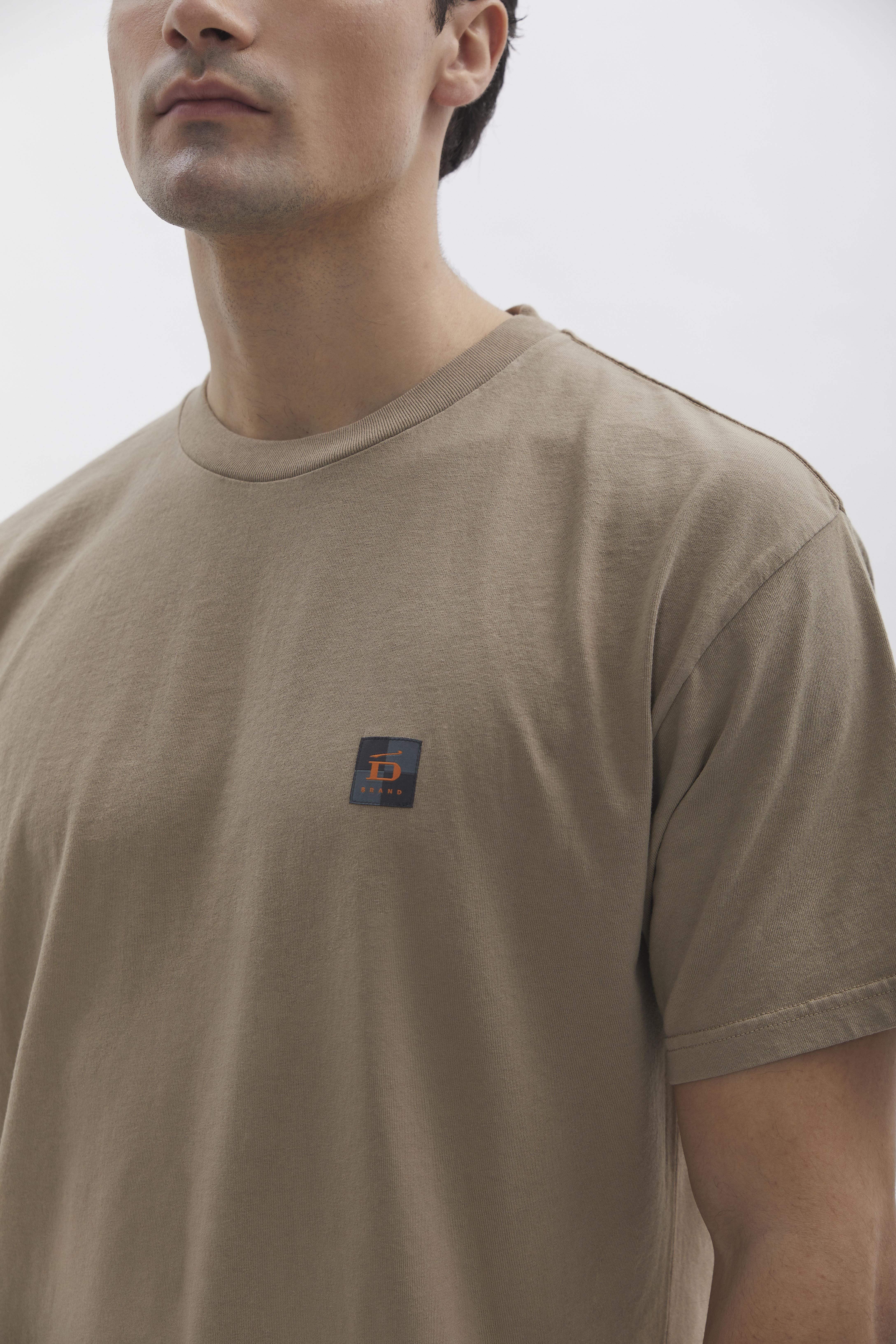 D-Brand, T-Shirts  und Polos, Relaxed T-Shirt, ALMOND, Braun, 112201, 112201-252