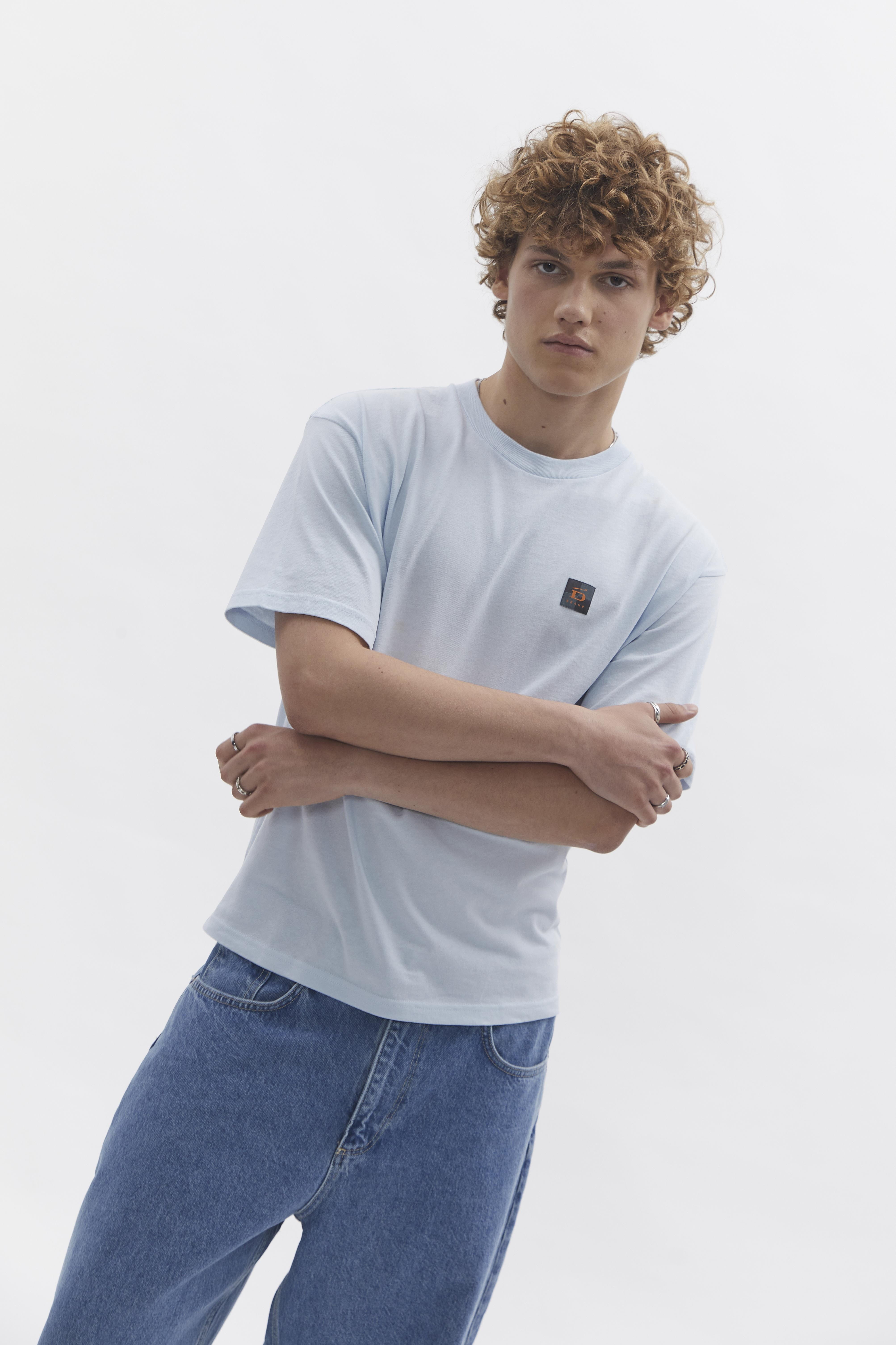 D-Brand, T-Shirts  und Polos, Relaxed T-Shirt, POLAR BLUE, Blau, 112201, 112201-408