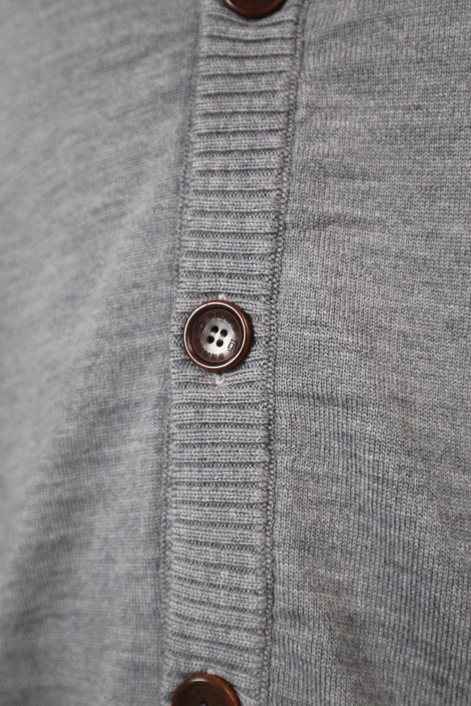 D-Brand, Jackets, Vest, Cardigans, D-Intarsia Cardigan, GREY MELANGE, Grau, 116310, 116310-152