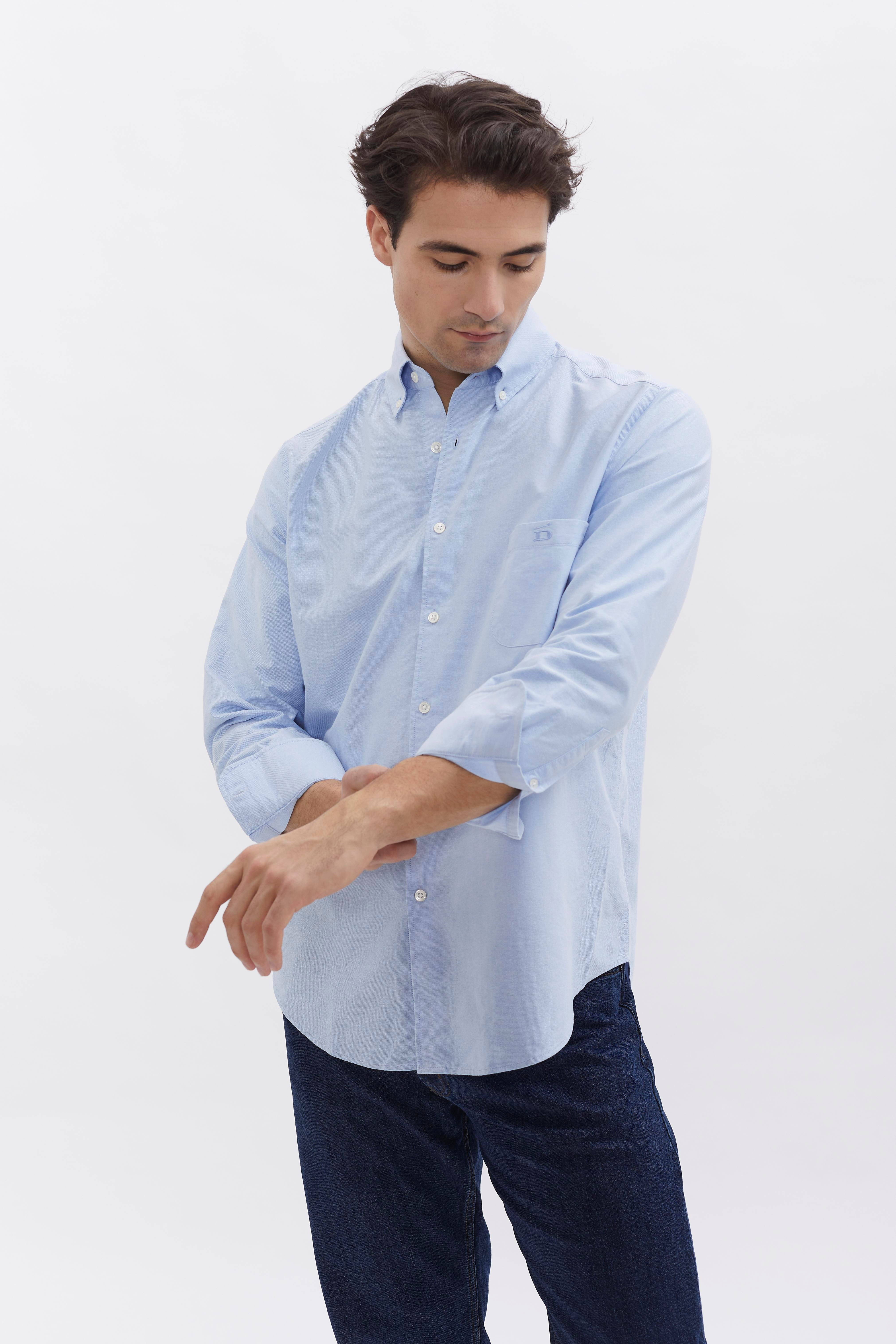 D-Brand, Shirts, Oxford Shirt, PALE BLUE, Blau, 117010, 117010-476