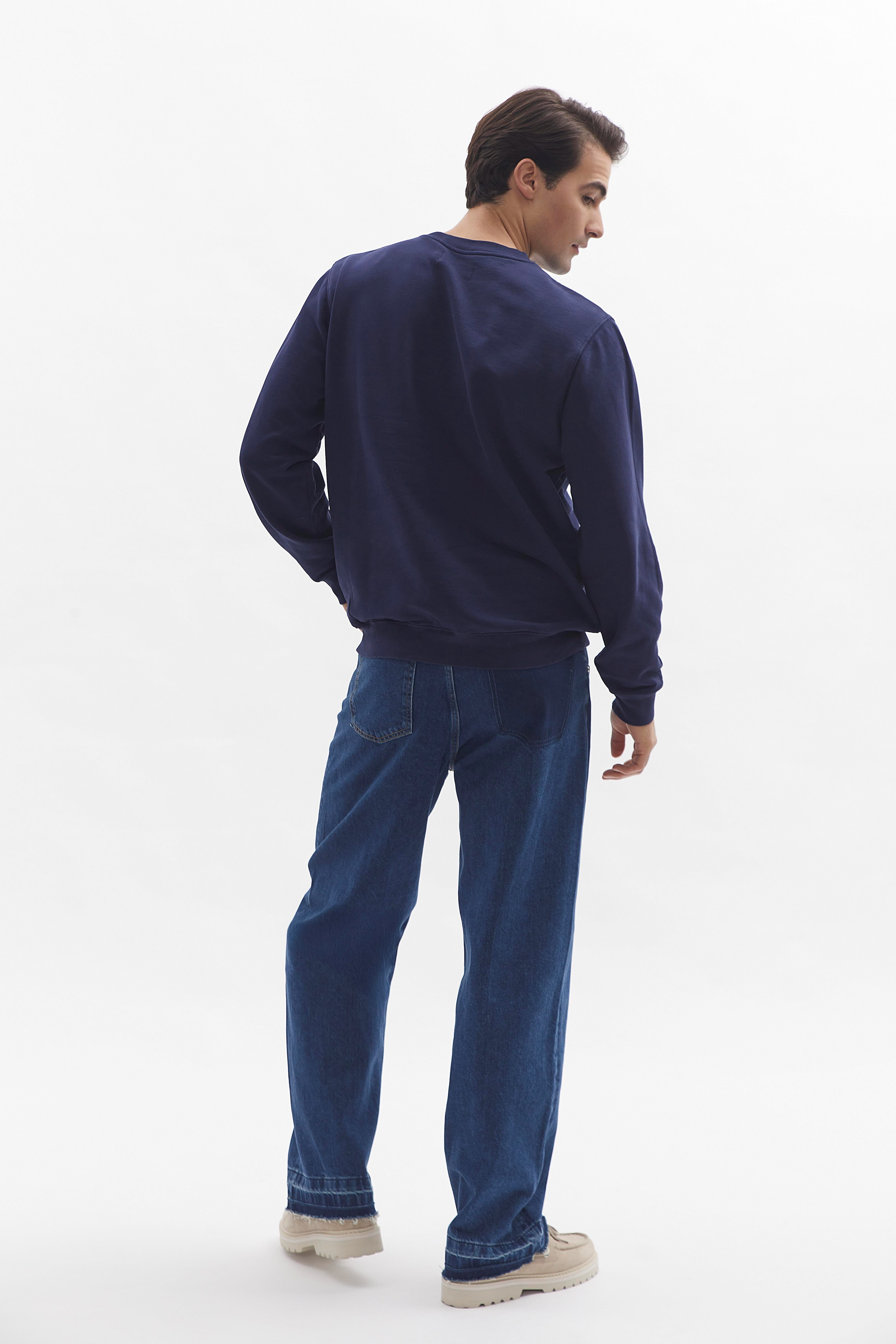 D-Brand, Sweater, Crewneck Sweater, NAVY, Blau, 111225, 111225-410
