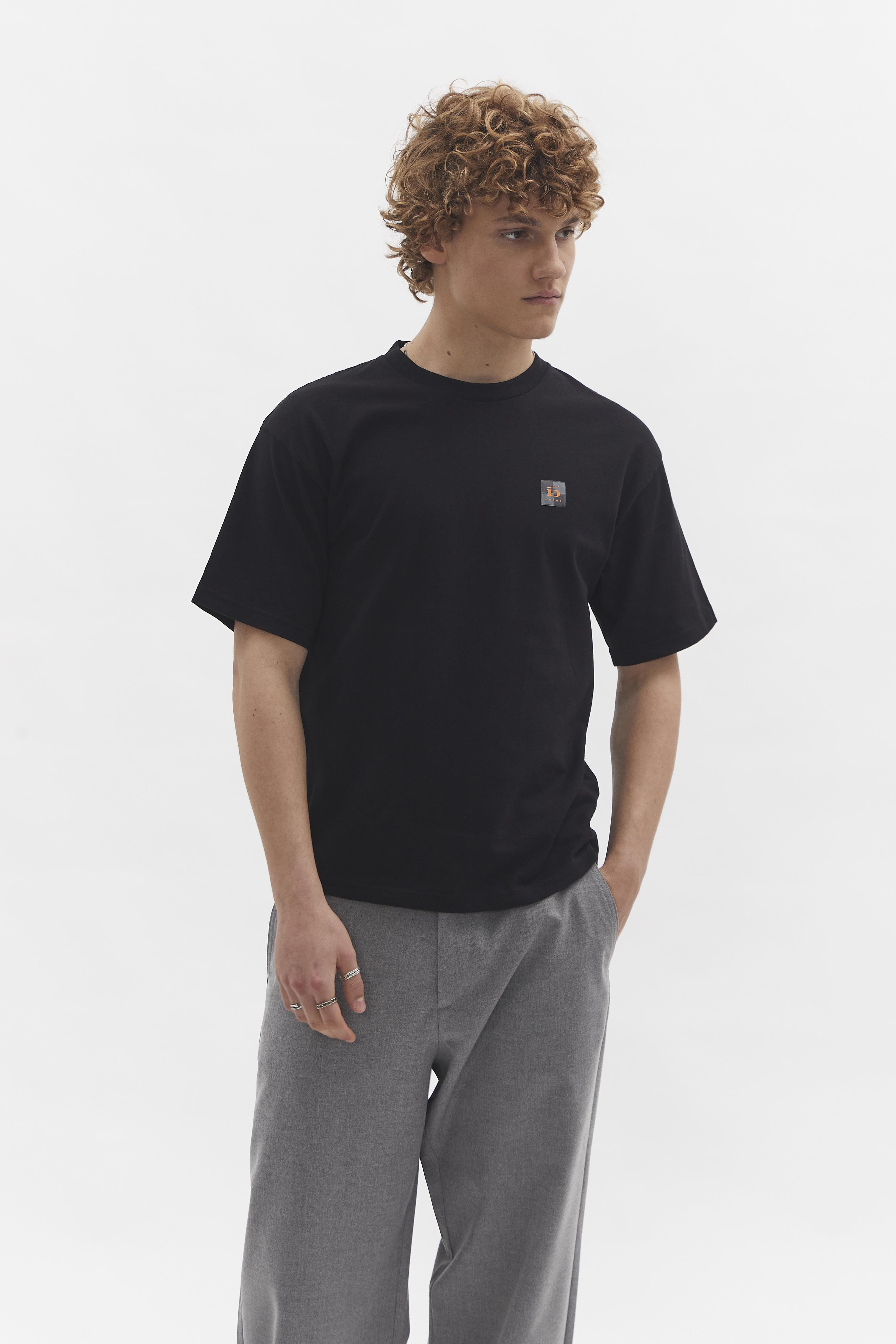 D-Brand, T-Shirts  und Polos, Relaxed T-Shirt, BLACK, Schwarz, 112201, 112201-100