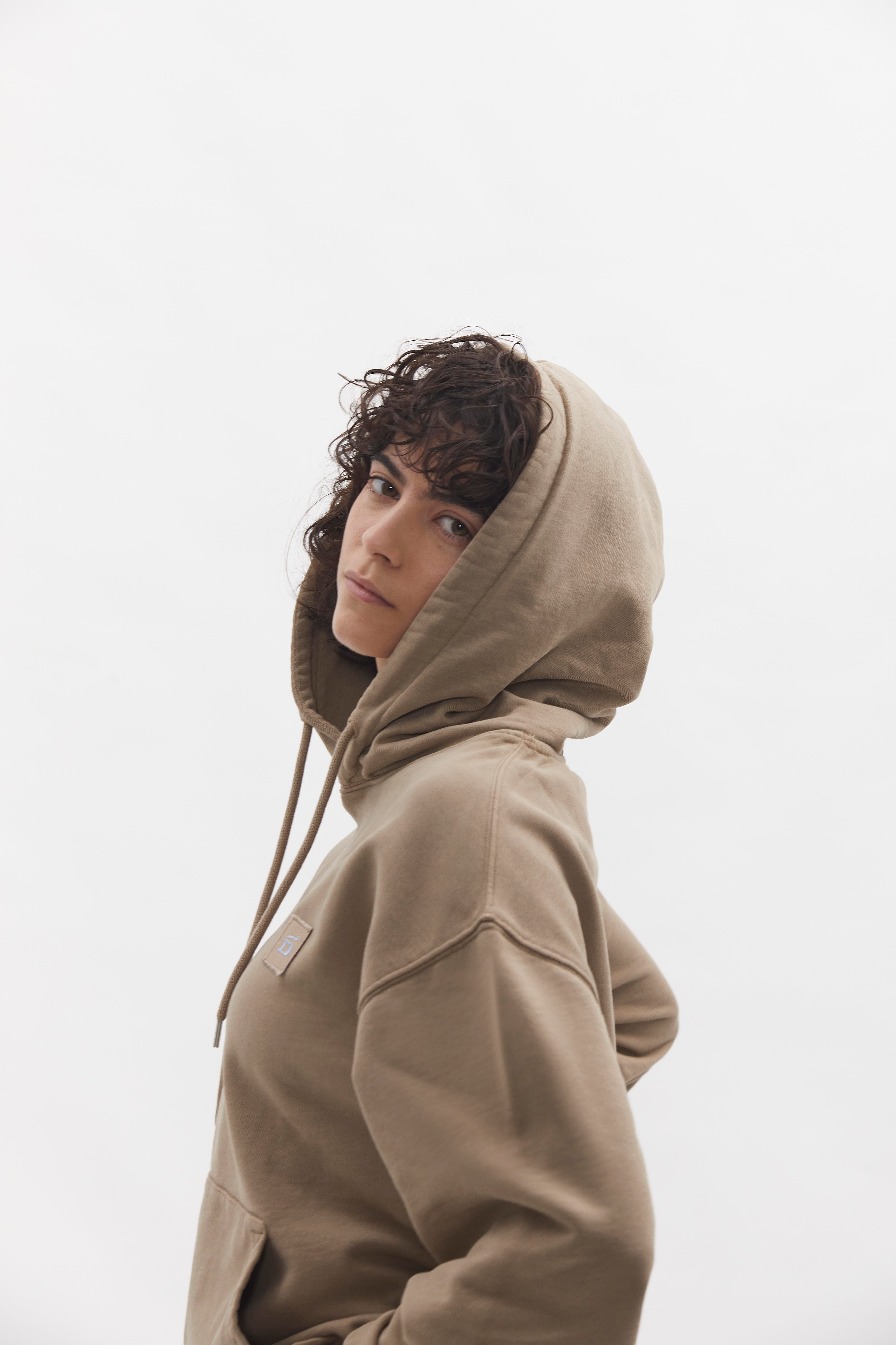 D-Brand, Hoodies, Zip Hoodies, D-Hoodie, ALMOND, Braun, 220101, 220101-252