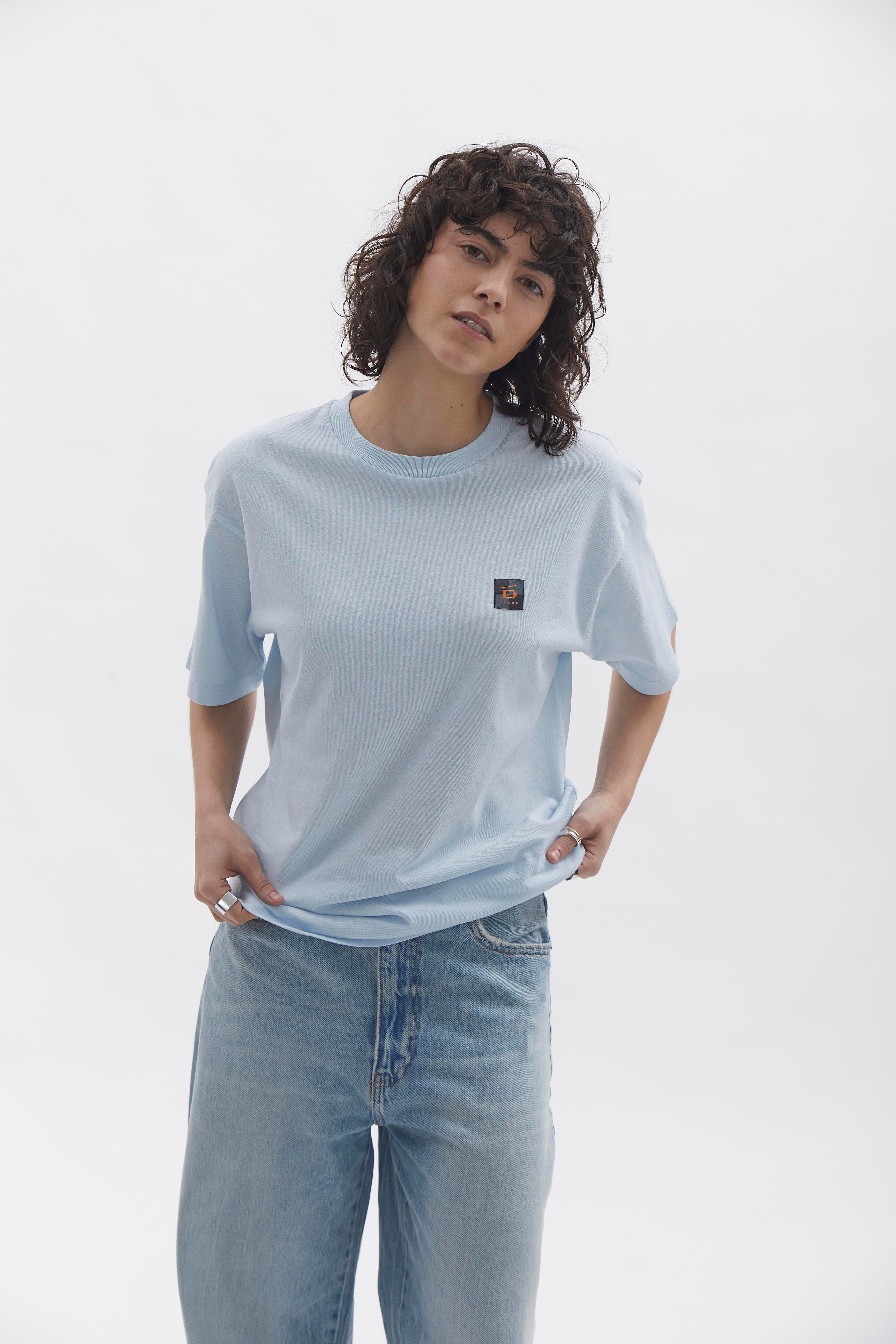 D-Brand, T-Shirts, Polos und Tops, Relaxed T-Shirt, POLAR BLUE, Blau, 222203, 222203-408