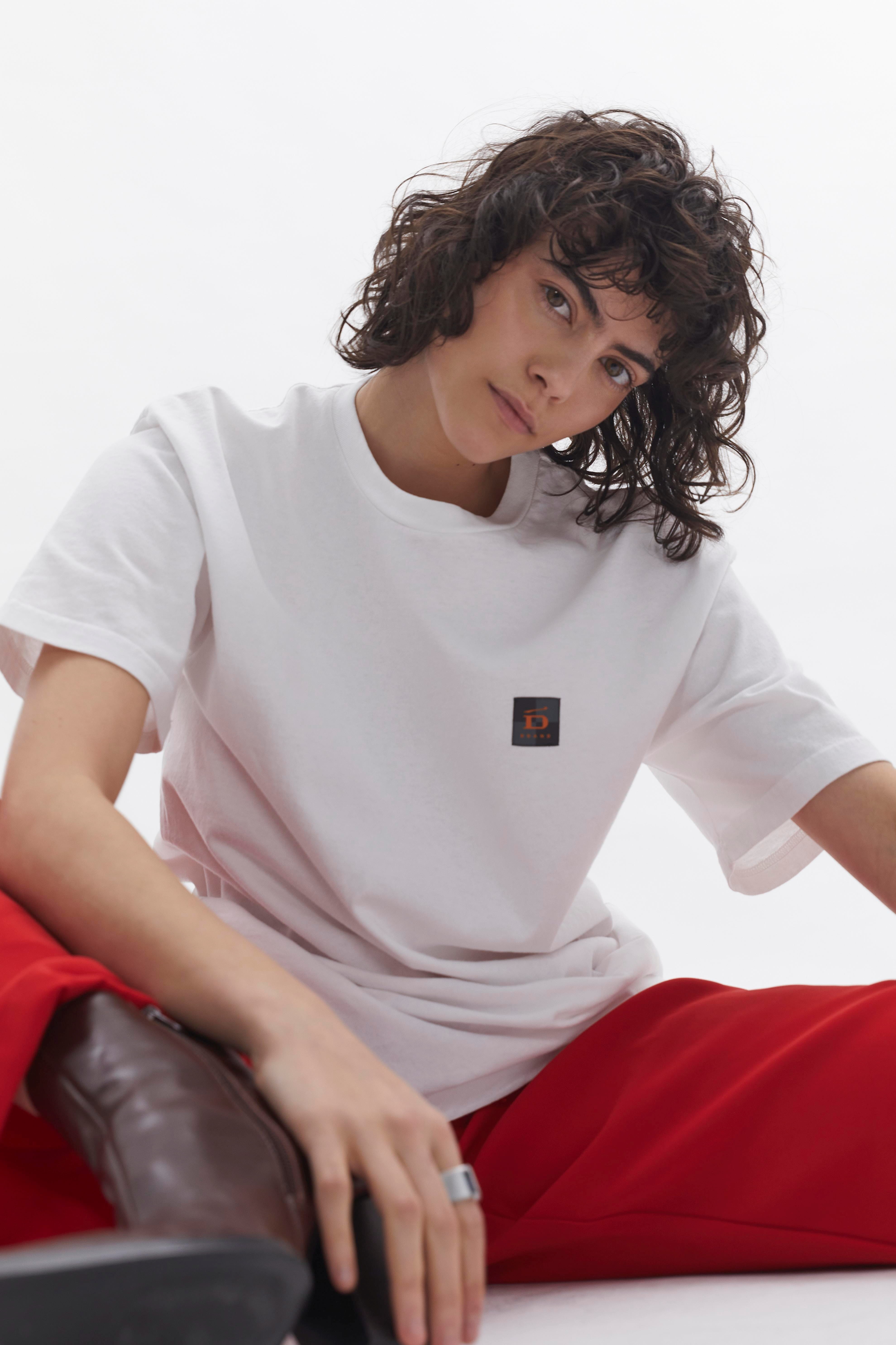 D-Brand, T-Shirts, Polos und Tops, Relaxed T-Shirt, WHITE, Weiß, 222203, 222203-110