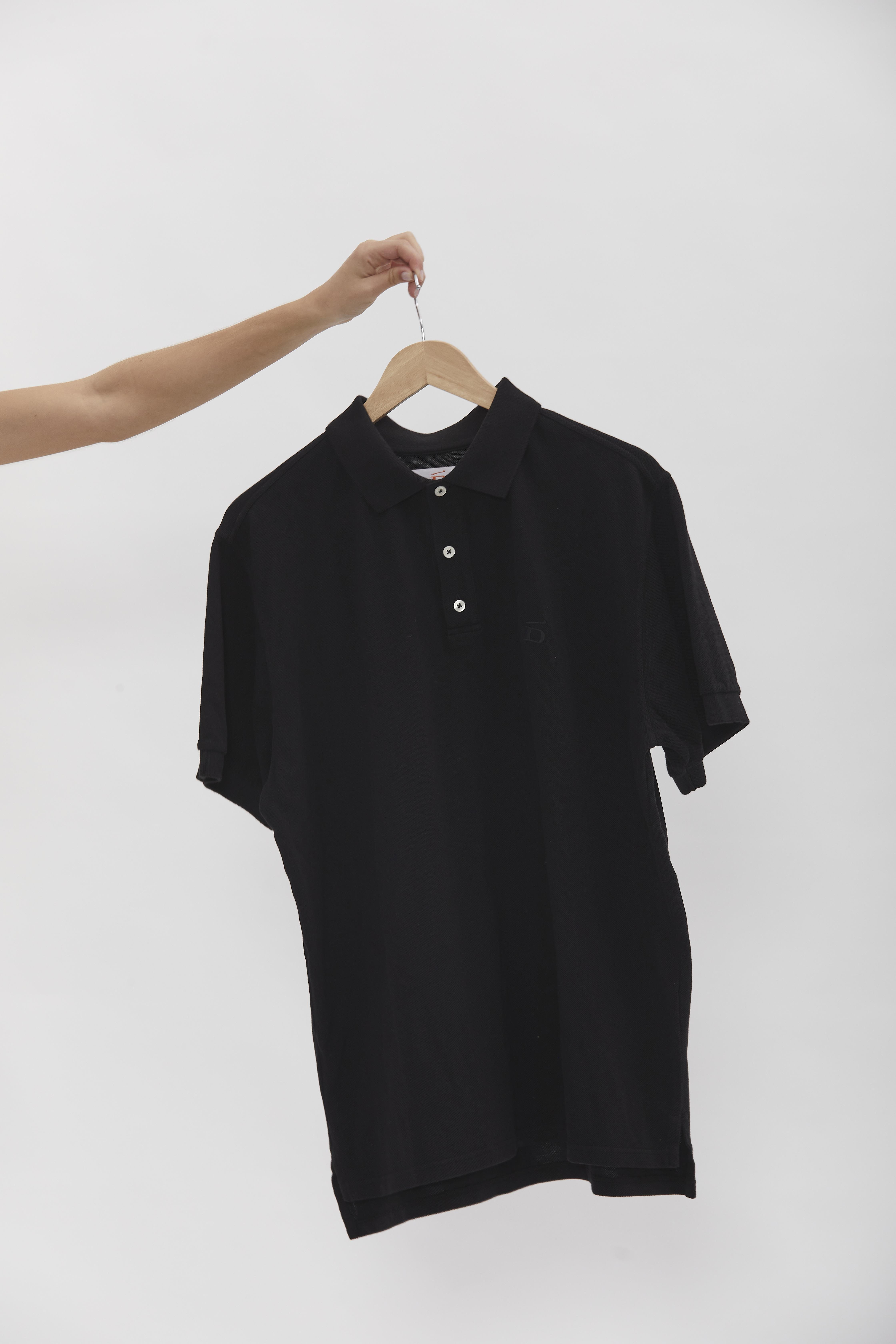 D-Brand, T-Shirts  und Polos, D-Pique Polo, BLACK, Schwarz, 112310, 112310-100